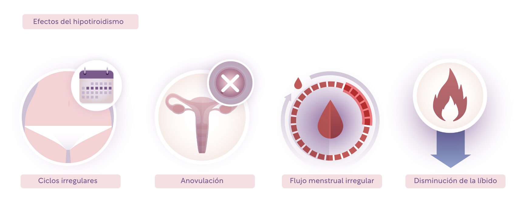 Efectos del hipotiroidismo en el ciclo menstrual