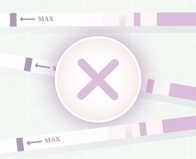 Test de ovulación negativo